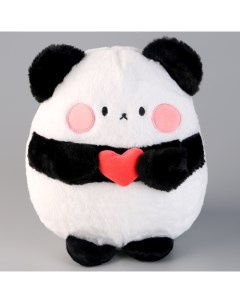 Мягкая игрушка Панда с сердцем 25 см Nobrand