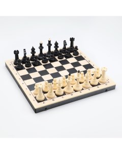 Шахматы гроссмейстерские с шашками 40х40 см набор 2в1 Айвенго король h 10 см Nobrand