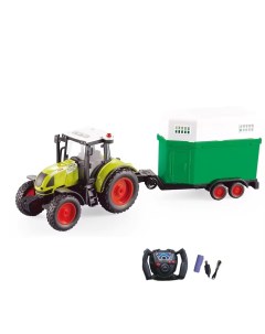 Трактор с прицепом на радиоуправлении с аккумулятором 1 16 YJ 062 14 Msn toys