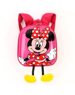 Рюкзак детский Текстиль 19 х 8 х 22 см Мышка Минни Маус Disney
