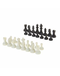 Фигуры шахматные обиходные пластиковые Nobrand