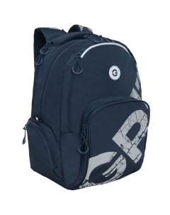 Рюкзак RU 433 1 молодежный модный для подростков темно синий Grizzly