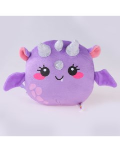 Мягкая игрушка конфетница Дракон фиолетовый Pomposhki