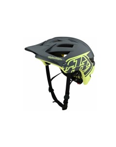 Велошлем A1 Helmet W MIPS Classic Gray Yellow XL XXL 2023 190111605 Troy lee designs