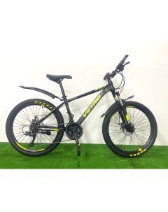 Велосипед горный V24 24 2024 15 черно зеленый Vetro