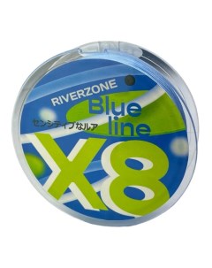 Шнур Blue Line X8 PE 0 8 150м Blue Riverzone