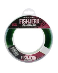 Леска FishJerk 120м 0 9мм 60 6lb green Riverzone
