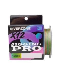 Шнур Jigging Pro X12 PE 2 0 150м 16 6кг multicolour Riverzone