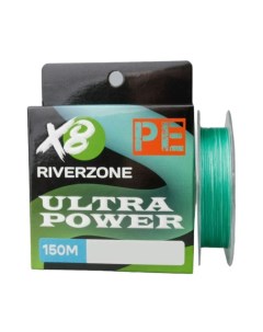 Шнур Ultra Power X8 PE 2 0 150м 12 8кг blue Riverzone