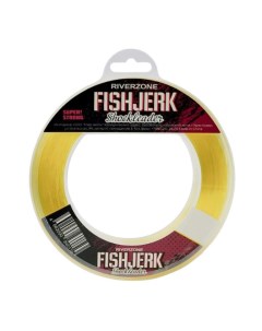 Леска FishJerk 150м 0 8мм 48 5lb yellow Riverzone