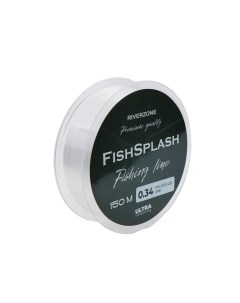 Леска FishSplash I 150м 0 34мм 20 5lb clear Riverzone
