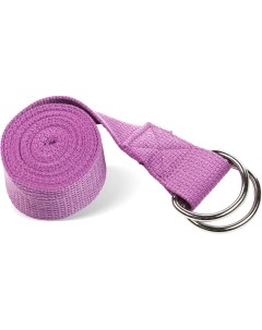 Ремень для йоги с металлическим карабином YOGA STRAP PY7500 фиолетовый Prctz