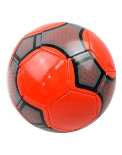 Мяч футбольный красный 22 см 5 размер Ball masquerade