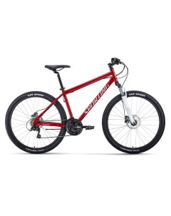 Велосипед Sporting 27 5 3 2 HD 2022 года рама 19 темно красный серебристый Forward
