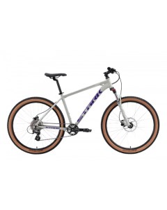 Велосипед Hunter 27 3 HD 2024 16 серый фиолетовый Stark