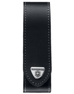 Чехол на ремень для ножей 111 мм толщиной до 6 уровней кожаный чёрный Victorinox