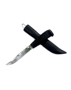 Нож Финка 042 Bohler N690 резинопластик цвет черный Русский булат