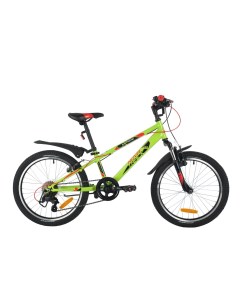 Велосипед Extreme 20 год 2021 цвет Зеленый Novatrack