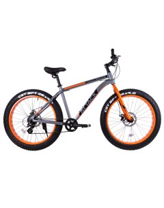 Велосипед фэтбайк Attack 26 2024 19 оранжевый Tech team