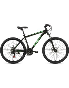 Велосипед 26 Disc 2021 17 black neon green Skif