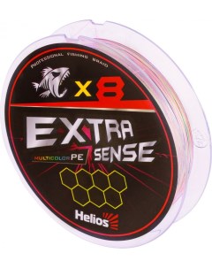 Леска плетеная Extrasense X8 PE 0 3 мм 150 м 21 3 кг multicolor Helios