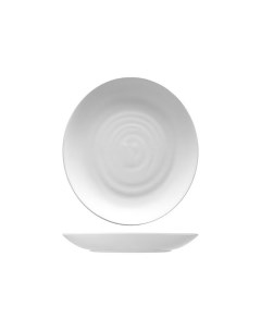 Тарелки обеденные 2 шт пластиковые 25 6 см белый Prohotel