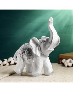 Копилка Слон белый 30х25см Хорошие сувениры