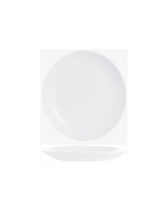 Тарелки десертные 4 шт Evolutions White стеклянные 19 см белый Arcoroc