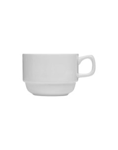 Чашки чайные набор 6 шт 200 мл цвет белый Kunstwerk