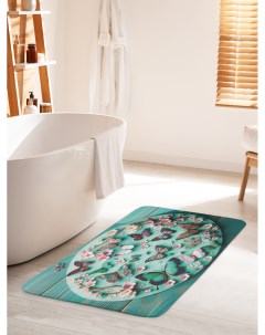 Коврик для ванной туалета Коллекция бабочек bath_sd1162_60x100 Joyarty