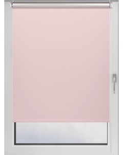 Штора рулонная блэкаут Silver 110х160 см на окно розовый Franc gardiner