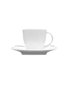 Чашки кофейные 4 шт Victoria 90 мл цвет белый Lubiana