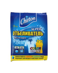 Отбеливатель Chirton порошок для белых и цветных тканей 75 г 7 шт Nobrand