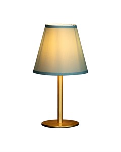 Настольная лампа Золотой абажур голубой MA 40431 G MT E14 15 Вт Maesta