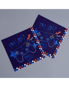 Салфетки бумажные Джойстик в наборе 20 шт Страна карнавалия