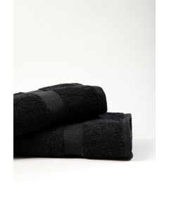 Комплект банных полотенец Sevil махровые 2 штуки Черный Набор из 2 штук Ночь нежна