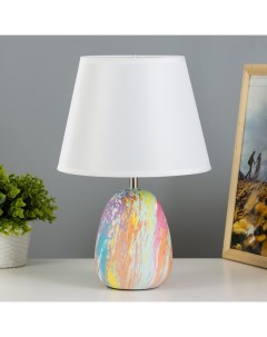 Настольная лампа Косетт Е27 40Вт разноцветный 22 5х22 5х32 5 см Risalux