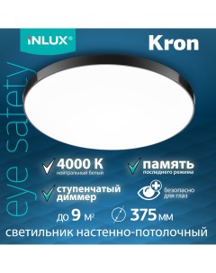Светильник накладной IN70531 KRON Черный Inlux