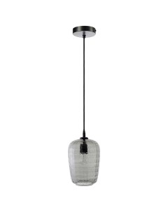 Светильник подвесной интерьерный на кухню Mirage d17 см серый Bergenson bjorn