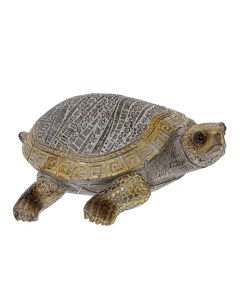 Фигурка декоративная Черепаха из полимера 7x20x14 см Remecoclub