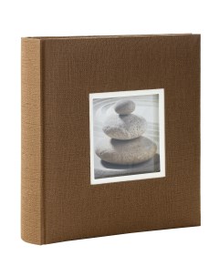Фотоальбом 10x15 см 200 фото книжный переплет коричневый Крафт FA EBBM200 Fotografia