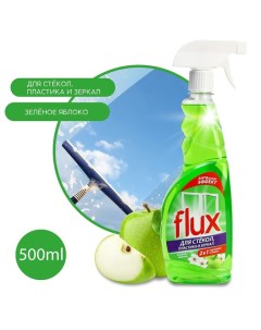 Средство для мытья стекол и зеркал FLUX Яблоко 500 мл Nobrand