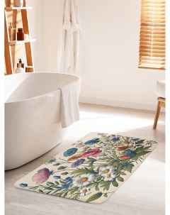 Коврик для ванной туалета Полевые цветы bath_429845_60x100 Joyarty