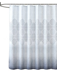 Штора для ванной Gradient Silver 180x200 Carnation home fashions