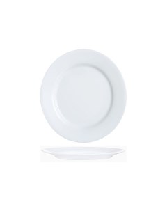 Тарелки обеденные 4 шт Everyday стеклянные 26 5 см белый Luminarc