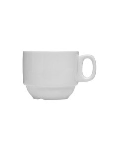 Чашки чайные набор 6 шт 190 мл цвет белый Kunstwerk