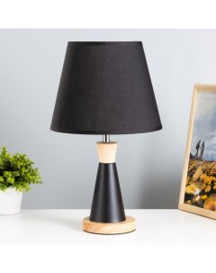 Настольная лампа Омбр E27 40Вт черный 25х25х42 см Risalux