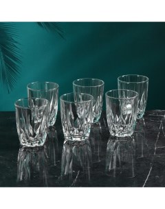 Набор стеклянных стаканов Паниз 6 шт 300 мл Иран Авторское стекло