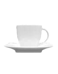 Чашки чайные набор 6 шт Victoria 200 мл цвет белый Lubiana