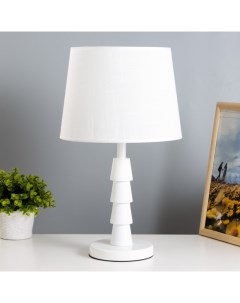 Настольная лампа Сапин E27 40Вт белый 25х25х43 5 см Risalux